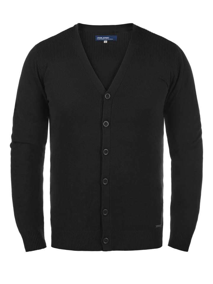 BLEND Strickjacke BHCaden 20711921 ME Strickjacke aus Feinstrick in nachtschwarz günstig kaufen