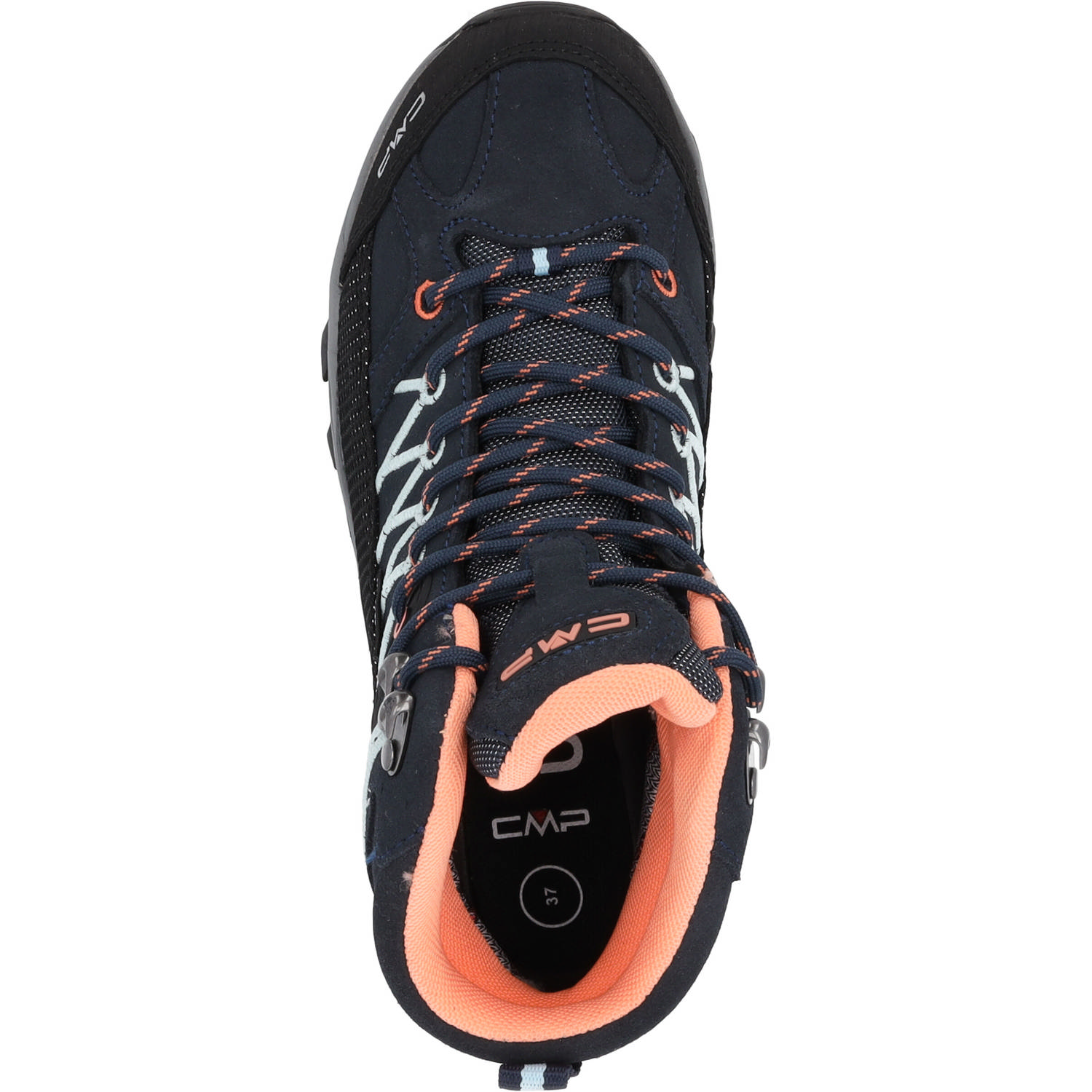 CMP Rigel Mid 3Q12946, Trekkingschuhe, Damen, B.BLUE-GIADA-PEACH