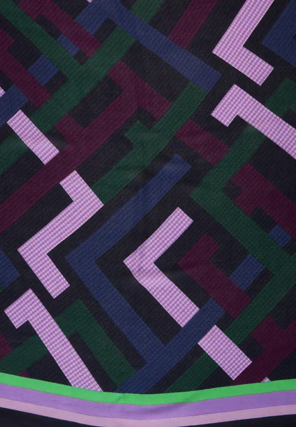 Street One Multicolor Print Tuch