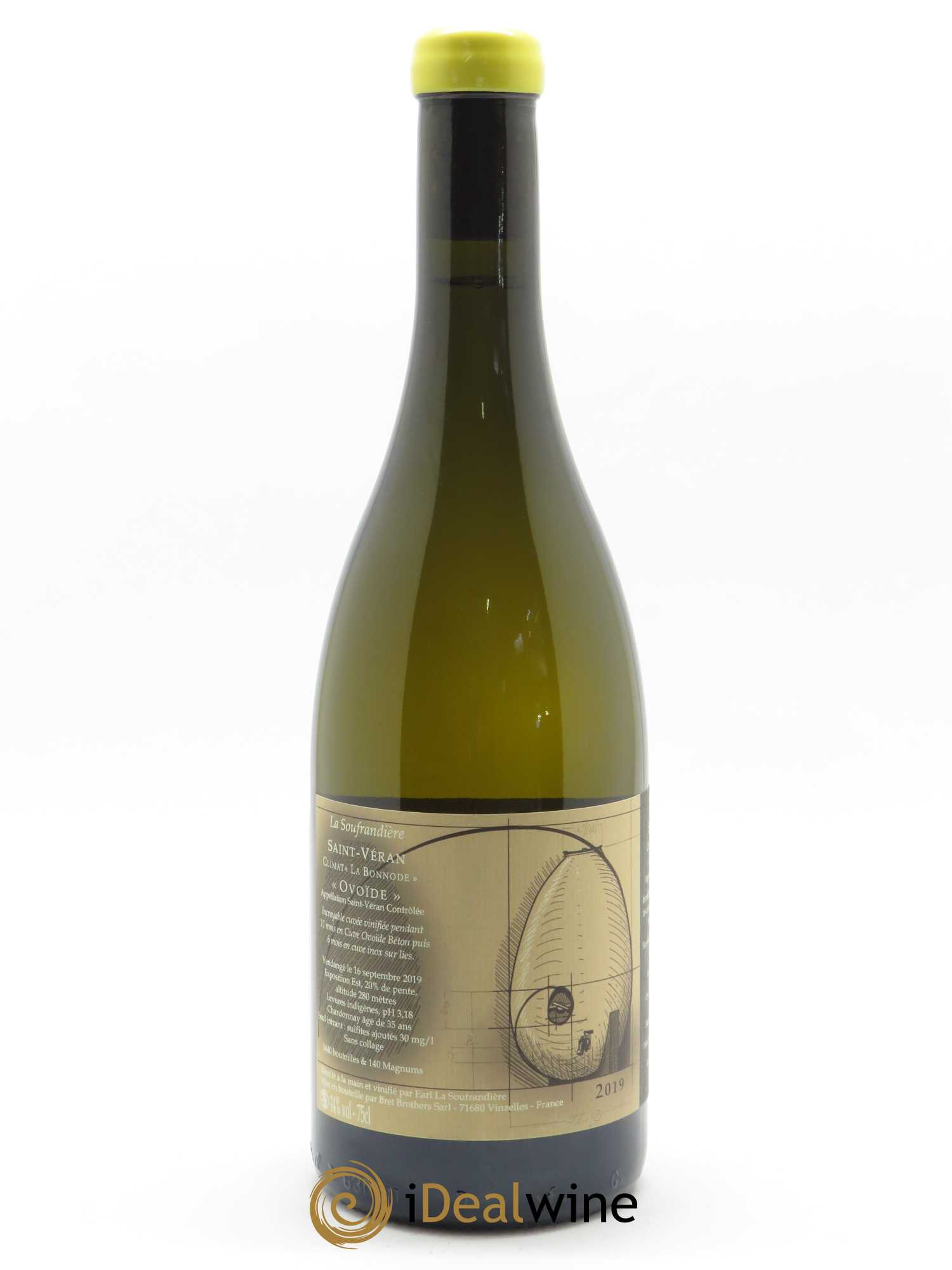 Saint-Véran La Bonnode Cuvée Ovoïde La Soufrandière - Bret Brothers  2019 - Lot de 1 Bouteille