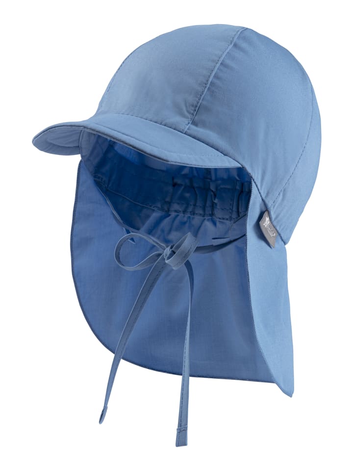 Sterntaler Schirmmütze mit Nackenschutz in samtblau günstig kaufen
