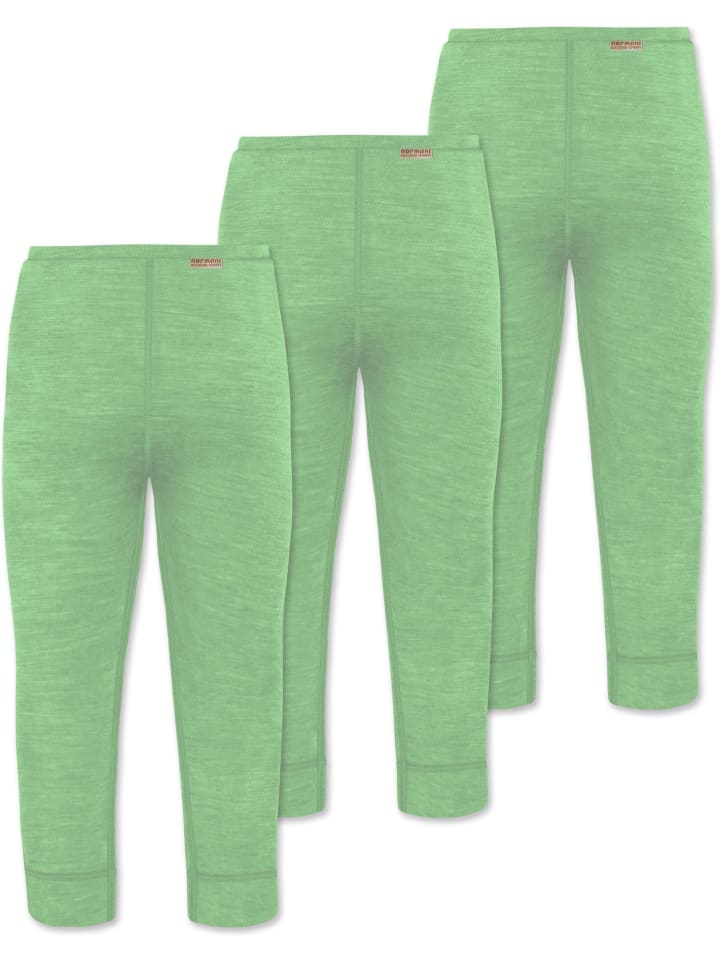 Normani Outdoor Sports 3er Pack Baby Merino Lange Unterhose „Tutira