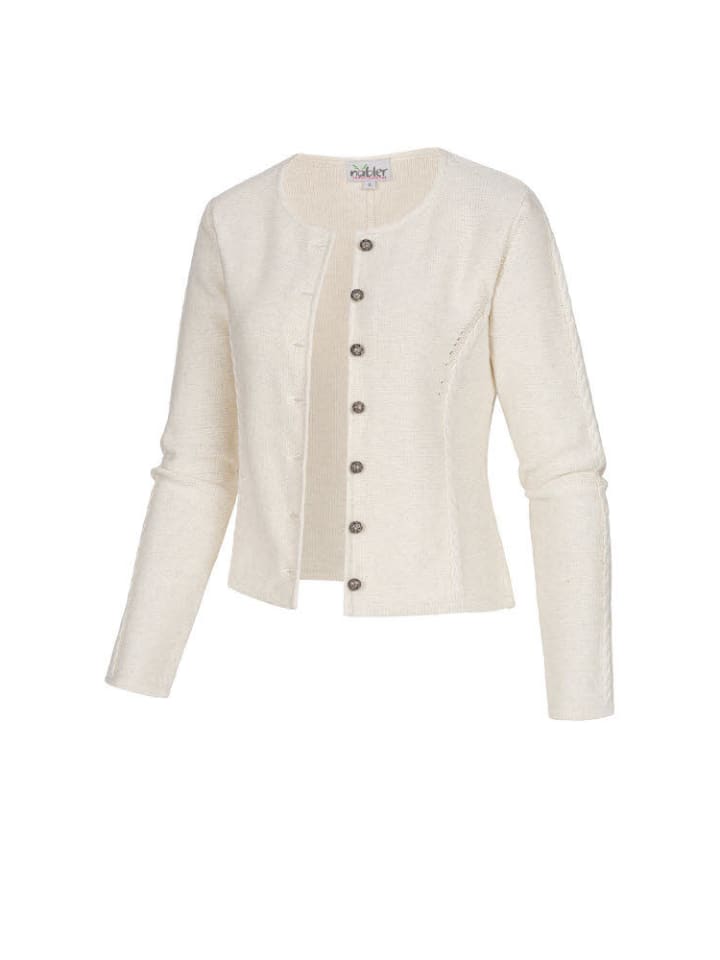 Nübler Strickjacke Amira in Altweiß günstig kaufen