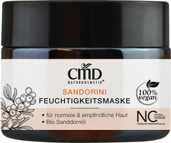 CMD Naturkosmetik Sandorini Feuchtigkeitsmaske Gesichtsmaske