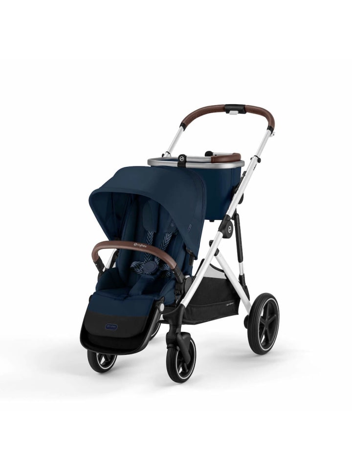 Cybex Cybex Gazelle S Kinderwagen - Farbe: Ocean Blue / Gestell Silver günstig kaufen onesize