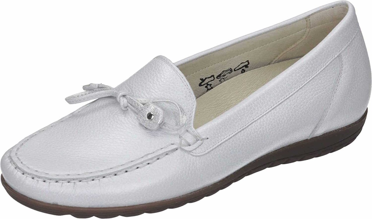 WALDLÄUFER Komfort Slipper weiss D.-Slipper