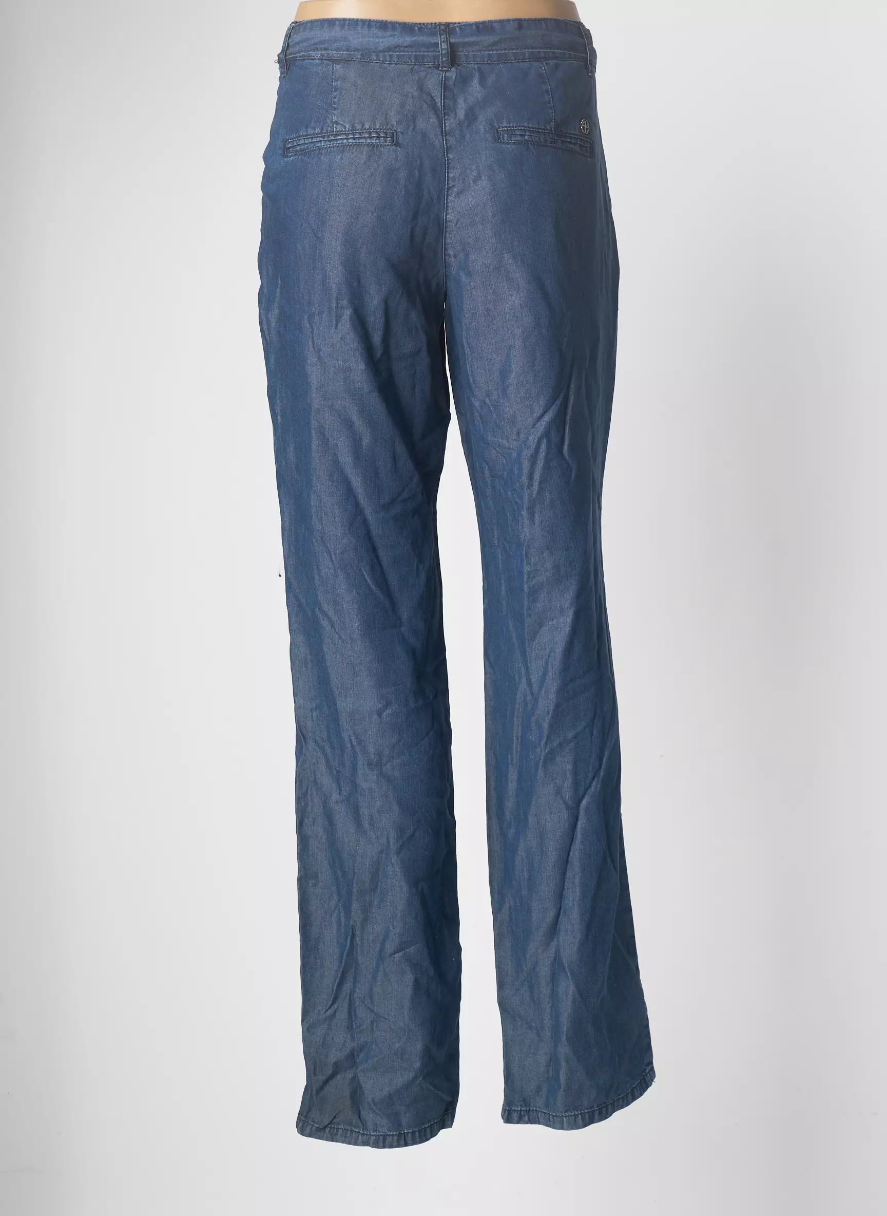 Les P Tites Bombes Pantalons Chino Femme couleur bleu