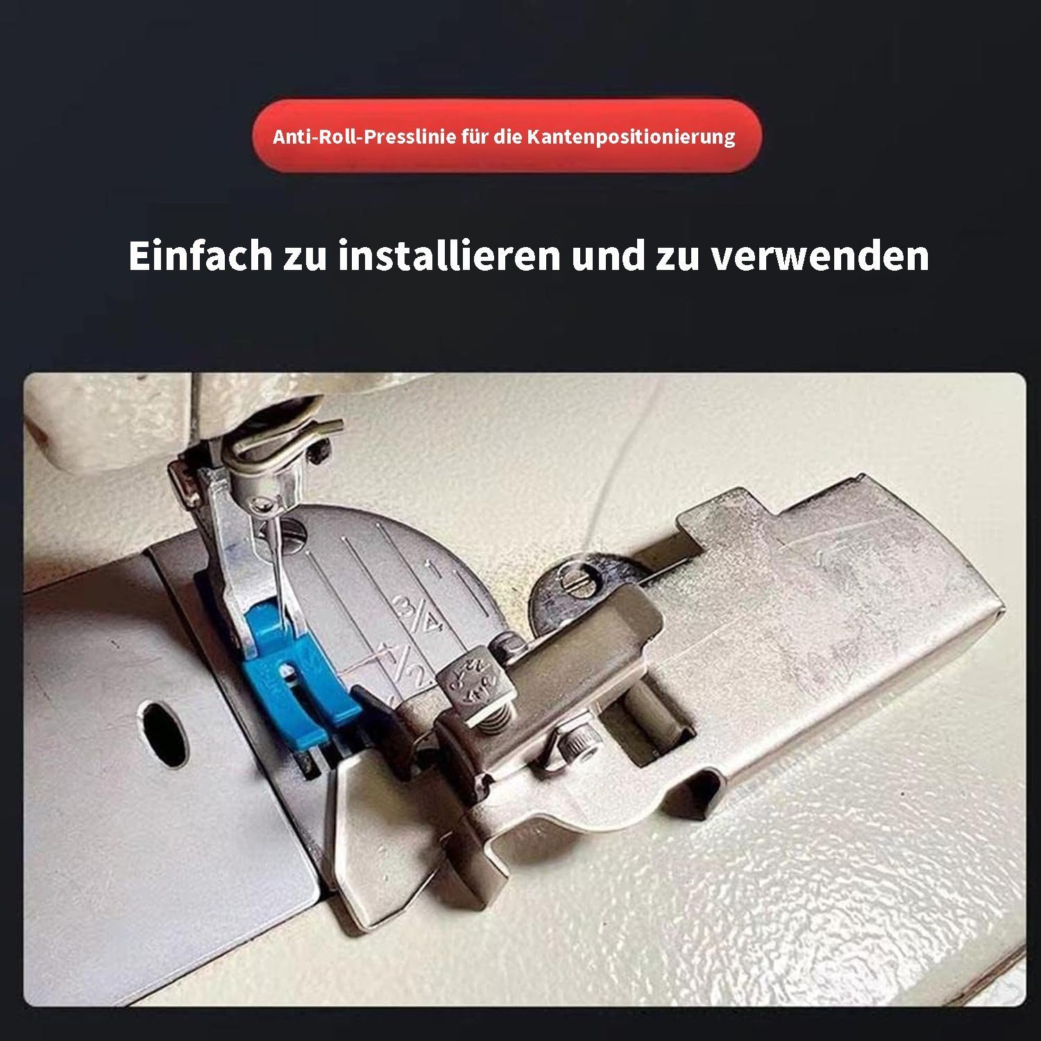 flowgoer Möbelbeschlag Magnetische Nahtführung für Nähmaschine (1 St), Universelle Nähmaschinenaufsätze für Nähfuß-Nähmaschinen