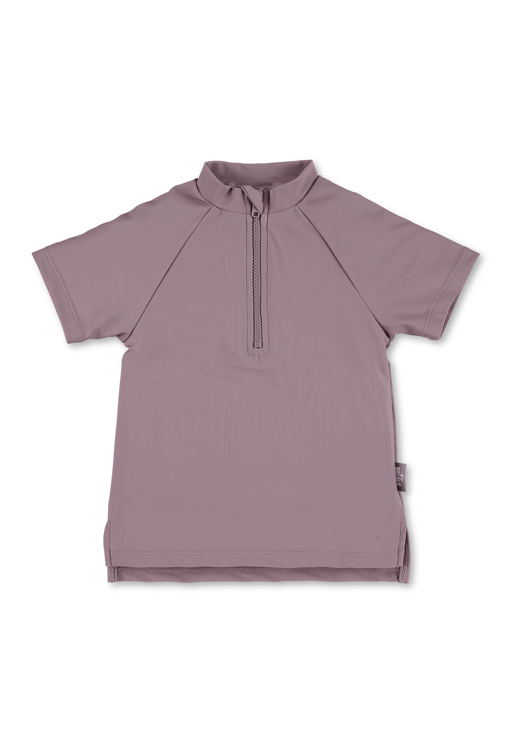 Kurzarm-Schwimmshirt uni in Marine, Blau, Magenta