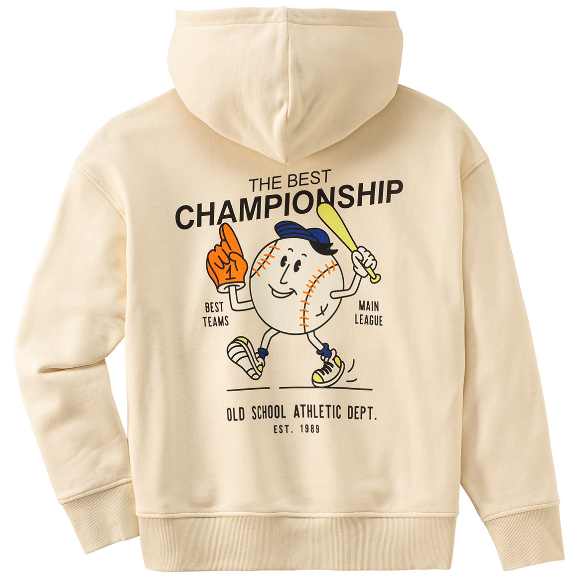 Jungen Hoodie mit Rücken-Print