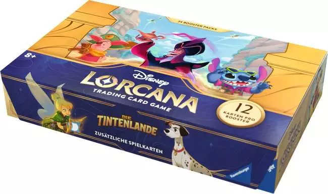 Disney Lorcana: Die Tintenlande - Display mit 24 Booster Packs (Deutsch)