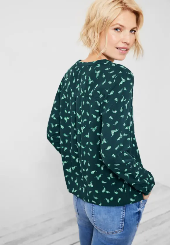 CECIL Bluse mit Minimalmuster