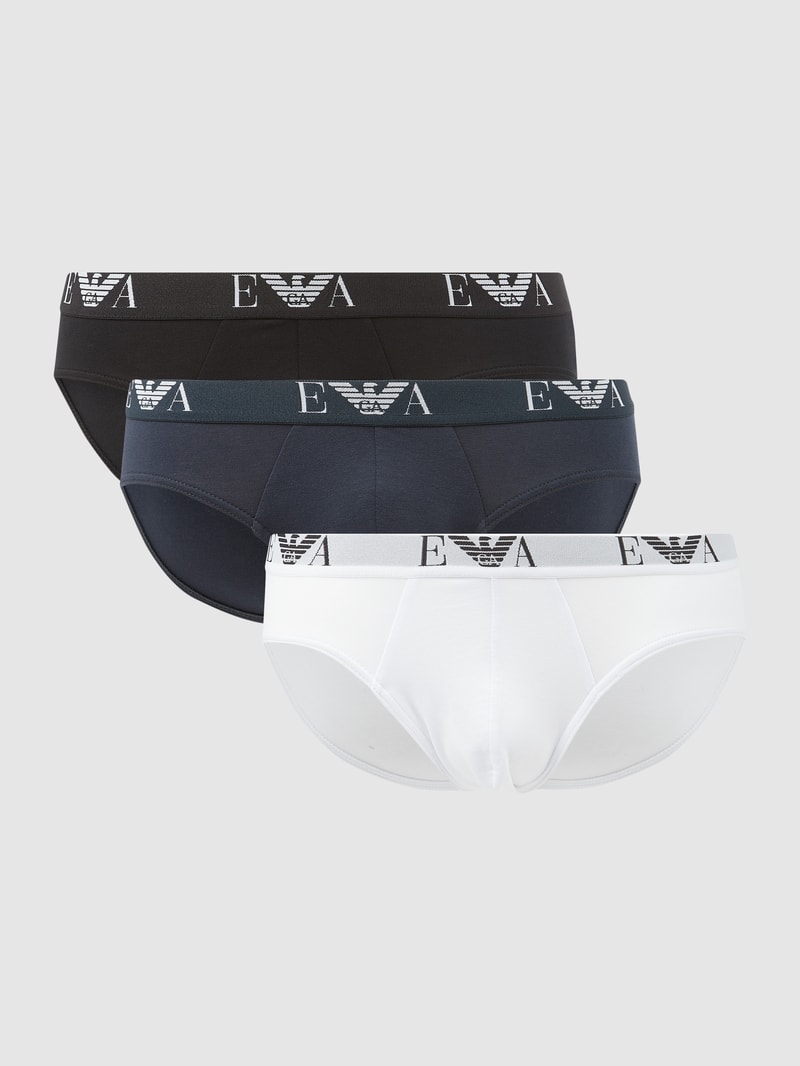 Slip im 3er-Pack in marineblau
