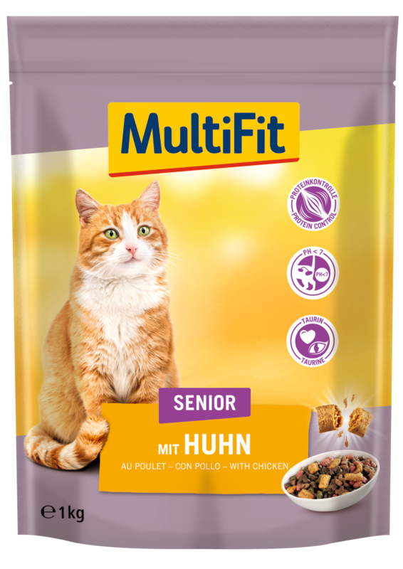 MultiFit Trockenfutter MultiFit Senior Trockenfutter Huhn 1 kg