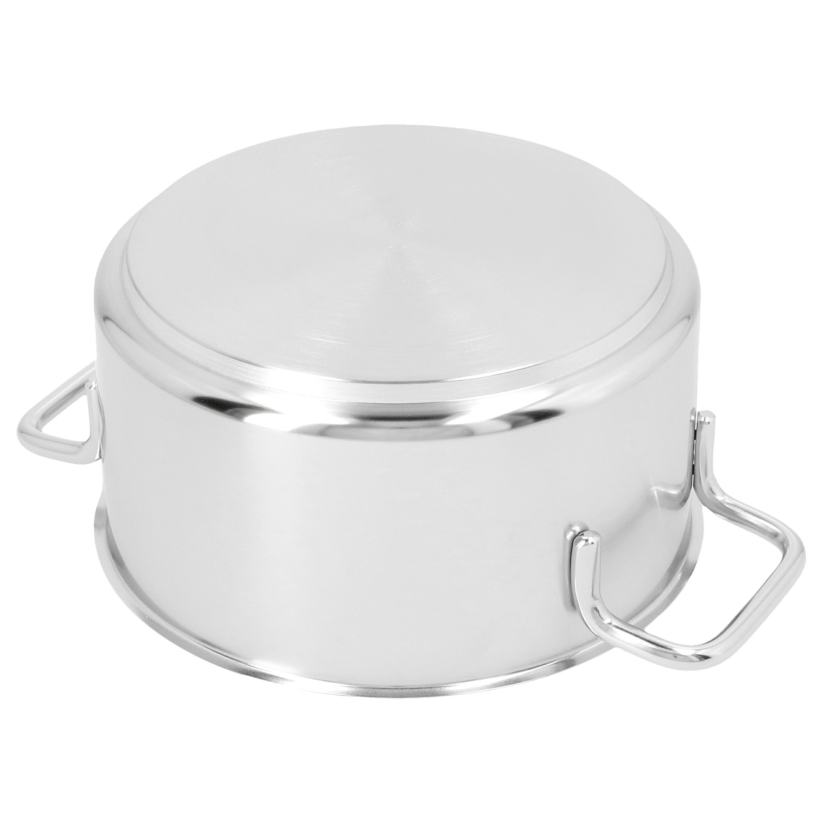 Bratentopf mit Deckel 18 cm, 18/10 Edelstahl