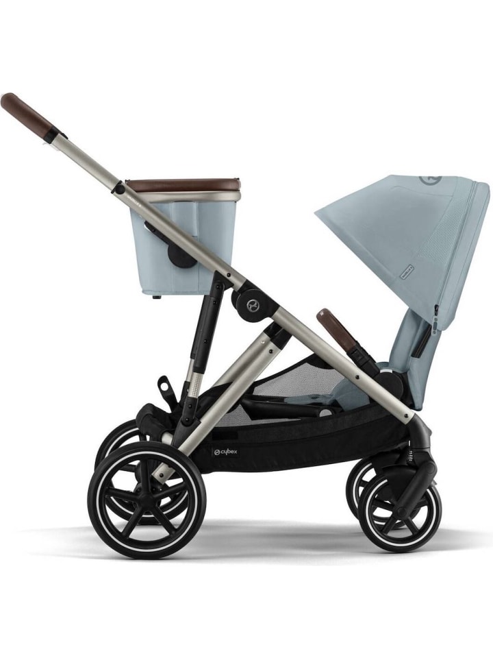 Cybex Cybex Gazelle S Kinderwagen - Farbe: Stormy Blue / Gestell Taupe günstig kaufen onesize