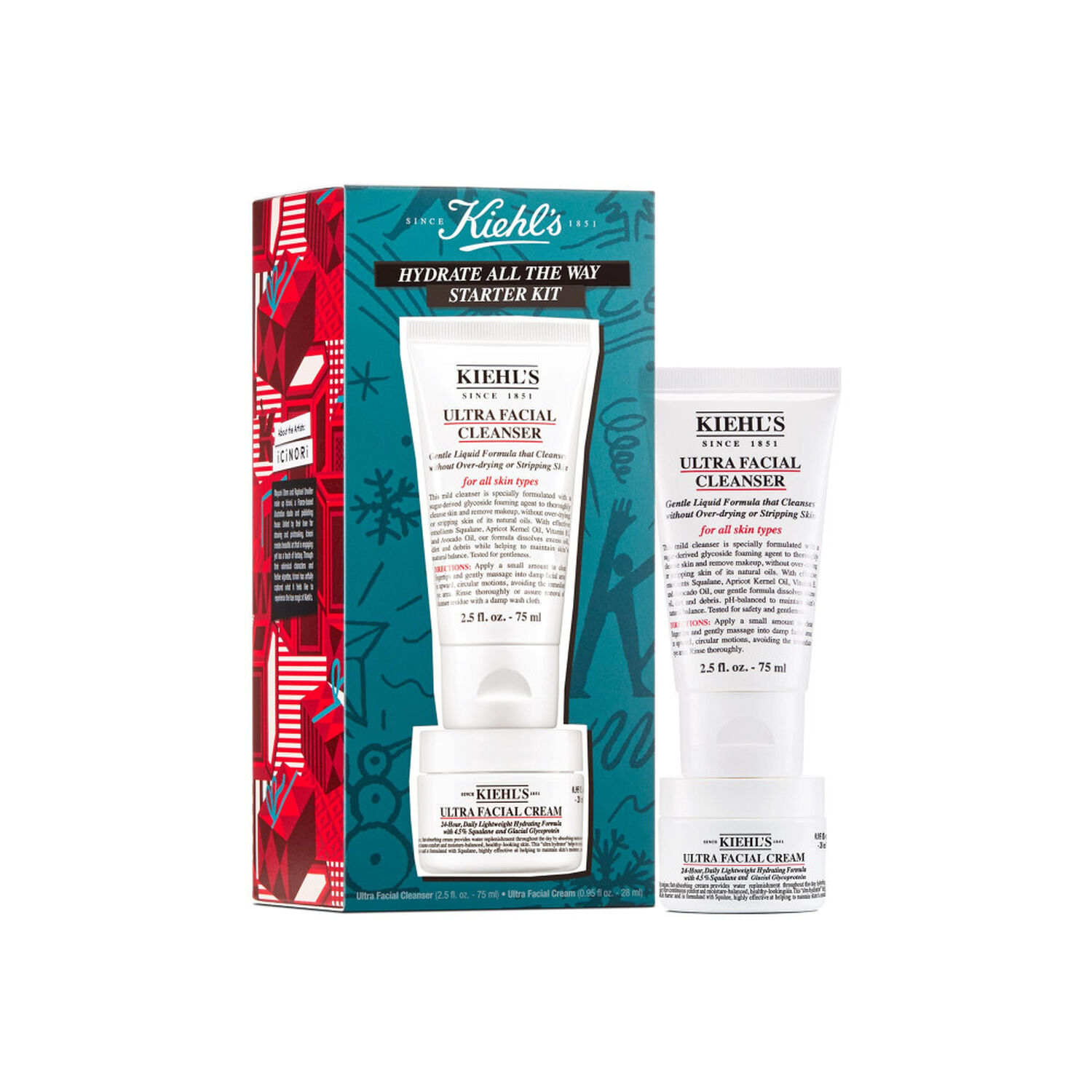 kiehl's Ultra Facial Coffret soin visage nettoyant et hydratant Ultra Facial