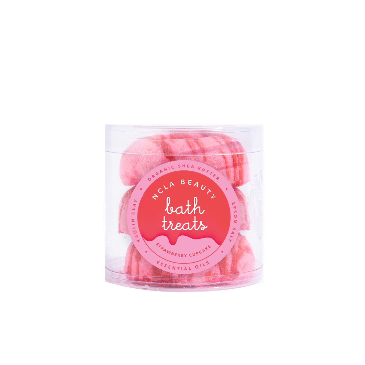 NCLA Beauty Strawberry Cupcake Trio de Bombes de Bain