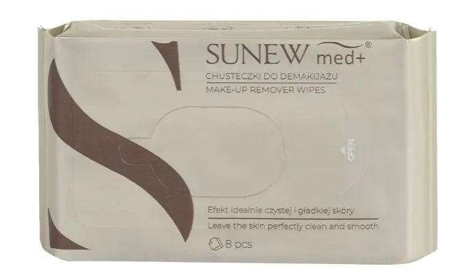 Μαντηλάκια ντεμακιγιάζ Sunew Med+, 8 τεμάχια