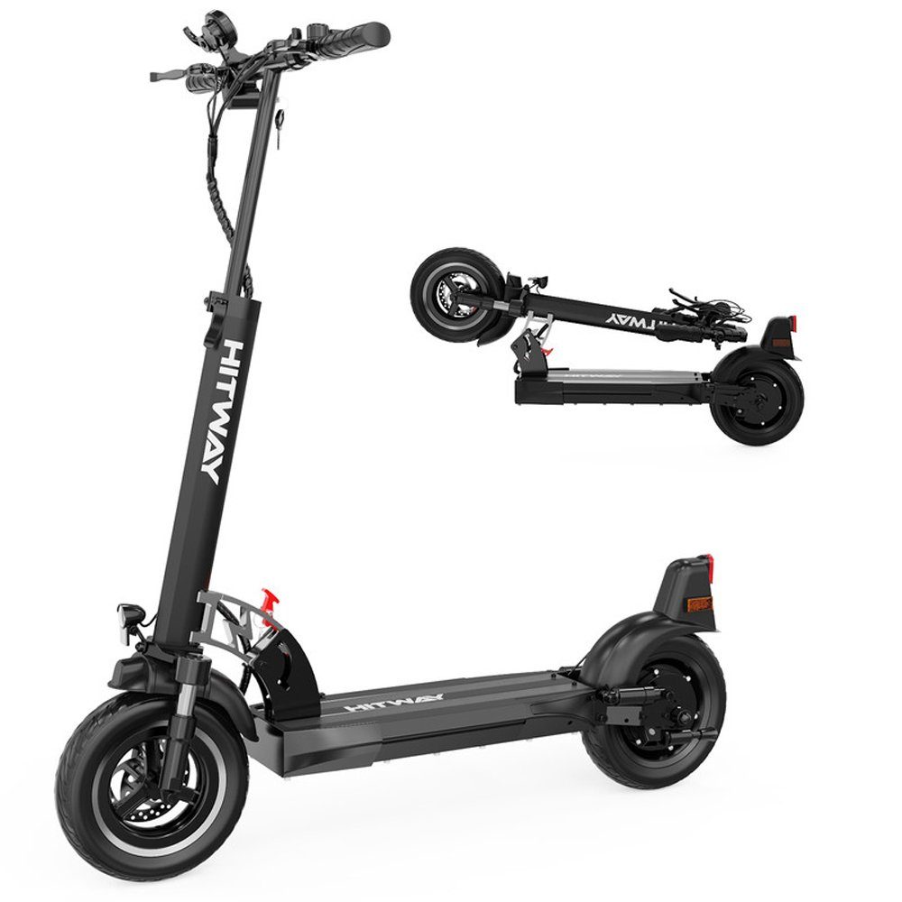 HITWAY E-Scooter, E-roller mit Straßenzulassung Doppelter Stoßdämpfer 19km/h