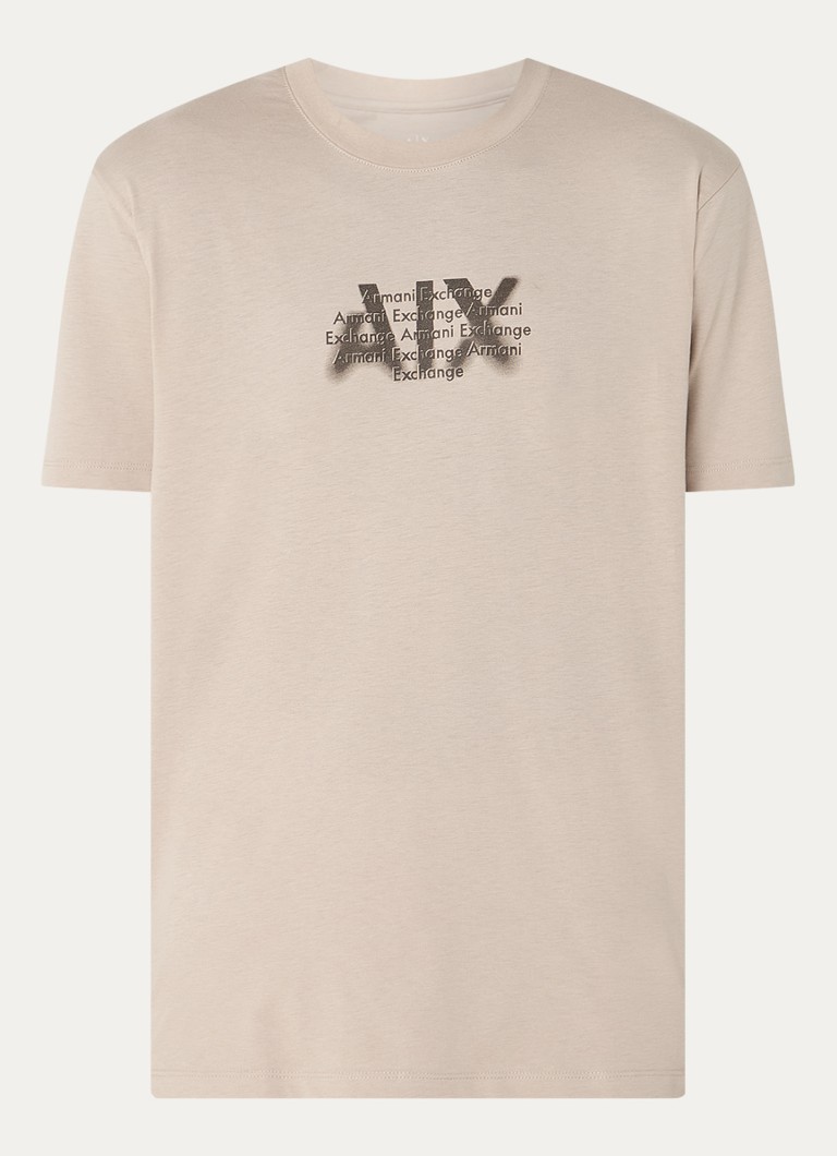 Armani Exchange T-krekls ar logotipa apdruku