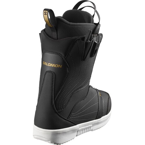 DAMEN SNOWBOOT SNOW. BOOTS PEARL BLACK/WHITE/GOLD