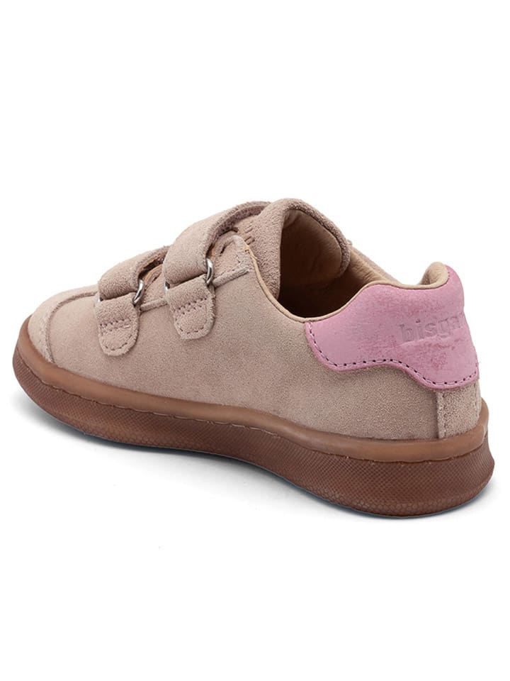 bisgaard Leder-Sneakers in Altrosa günstig kaufen