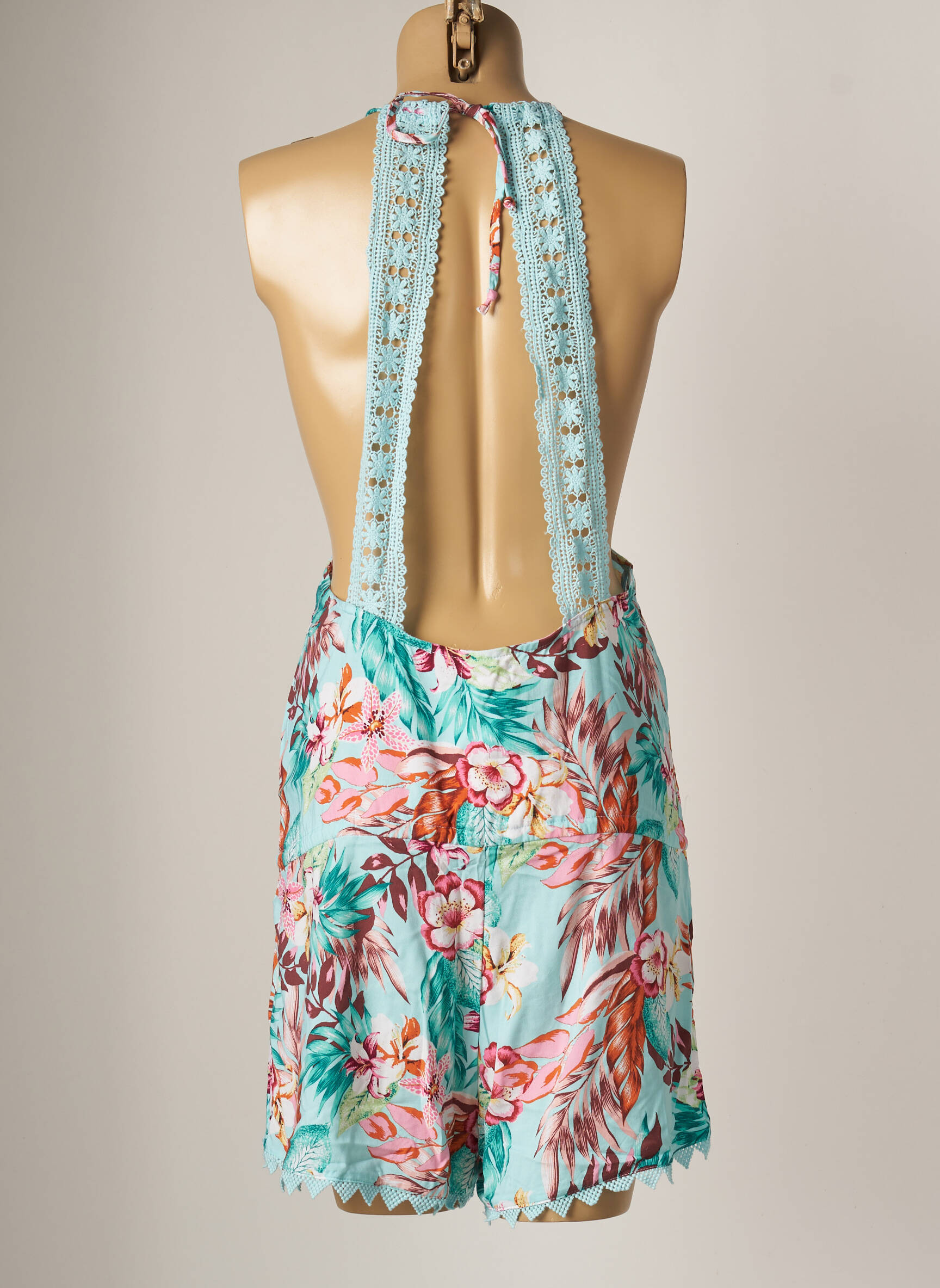 Ysabel Mora Combi Shorts Femme couleur bleu