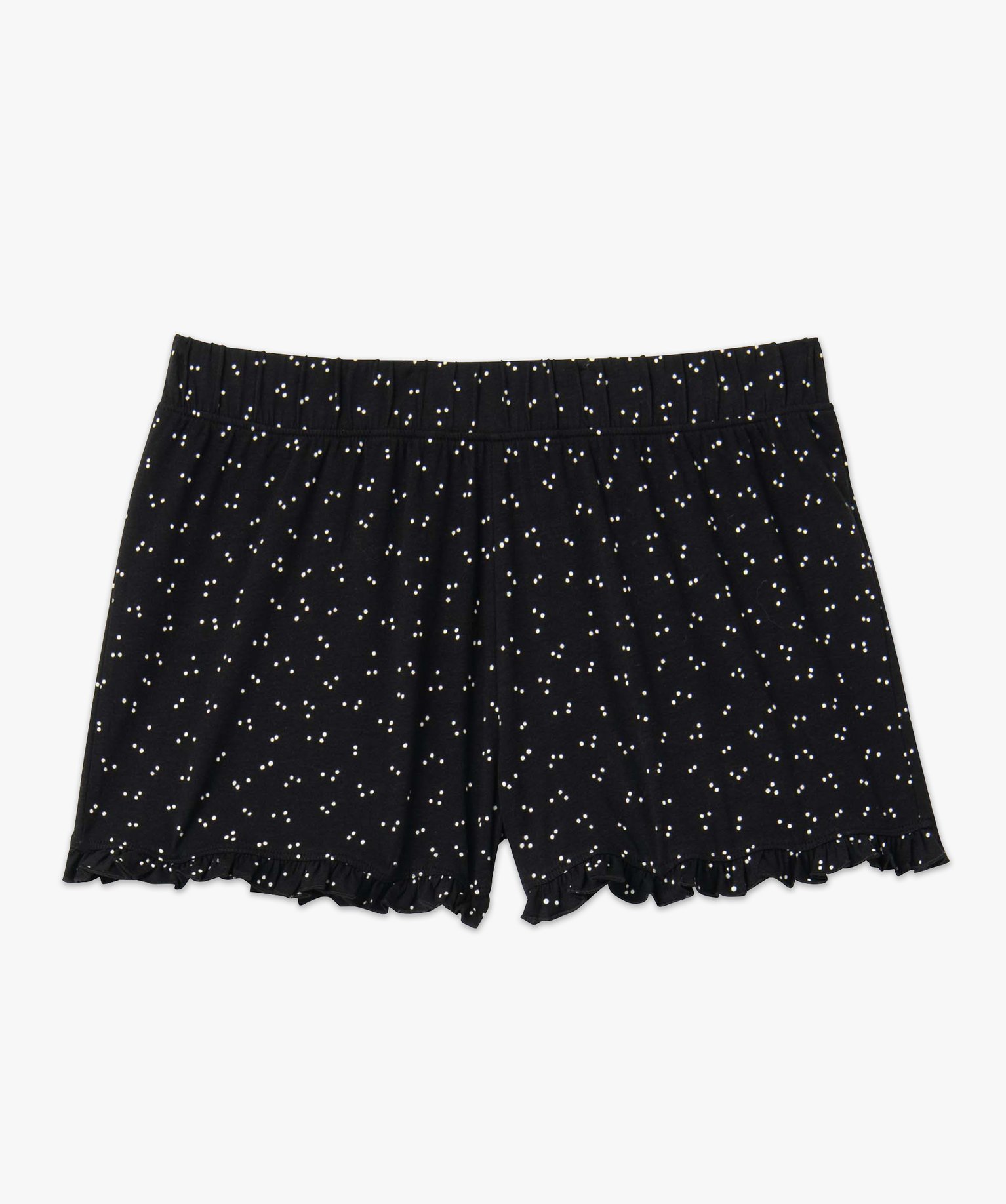 Short de pyjama femme avec finitions froncées imprime | GEMO