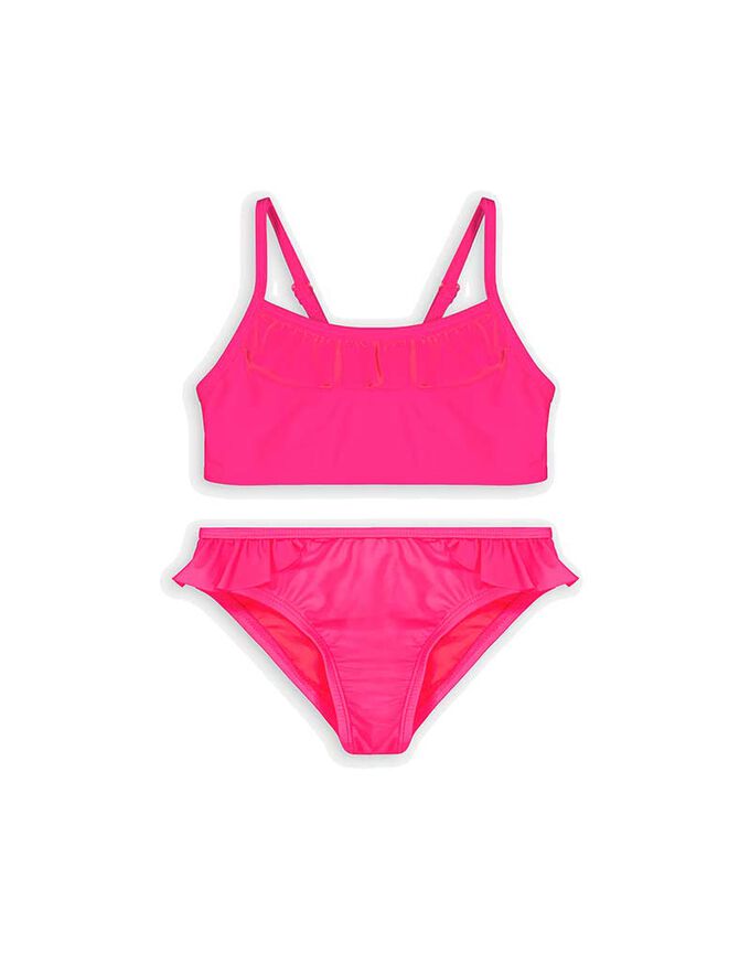 Set aus Bikinitop und Bikinislip - Volants