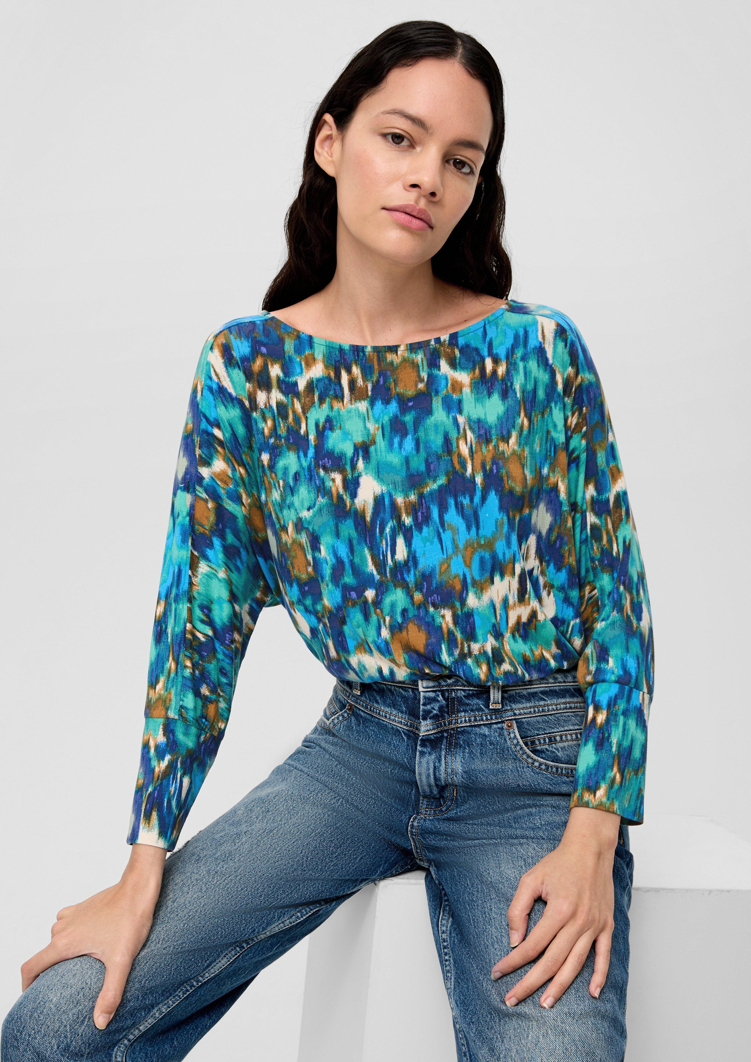 Longsleeve aus Viskosestretch  2137218-59A0