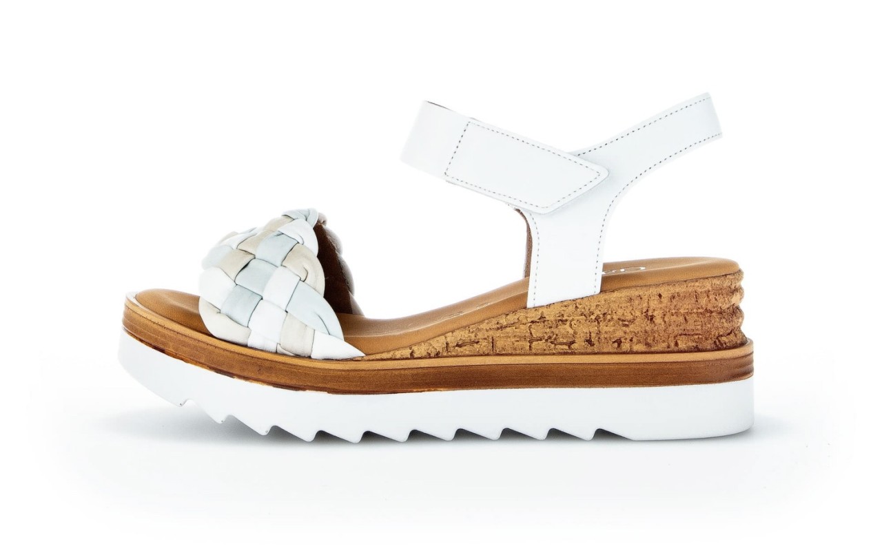 GABOR Klassische Sandalen weiss Comfort 22