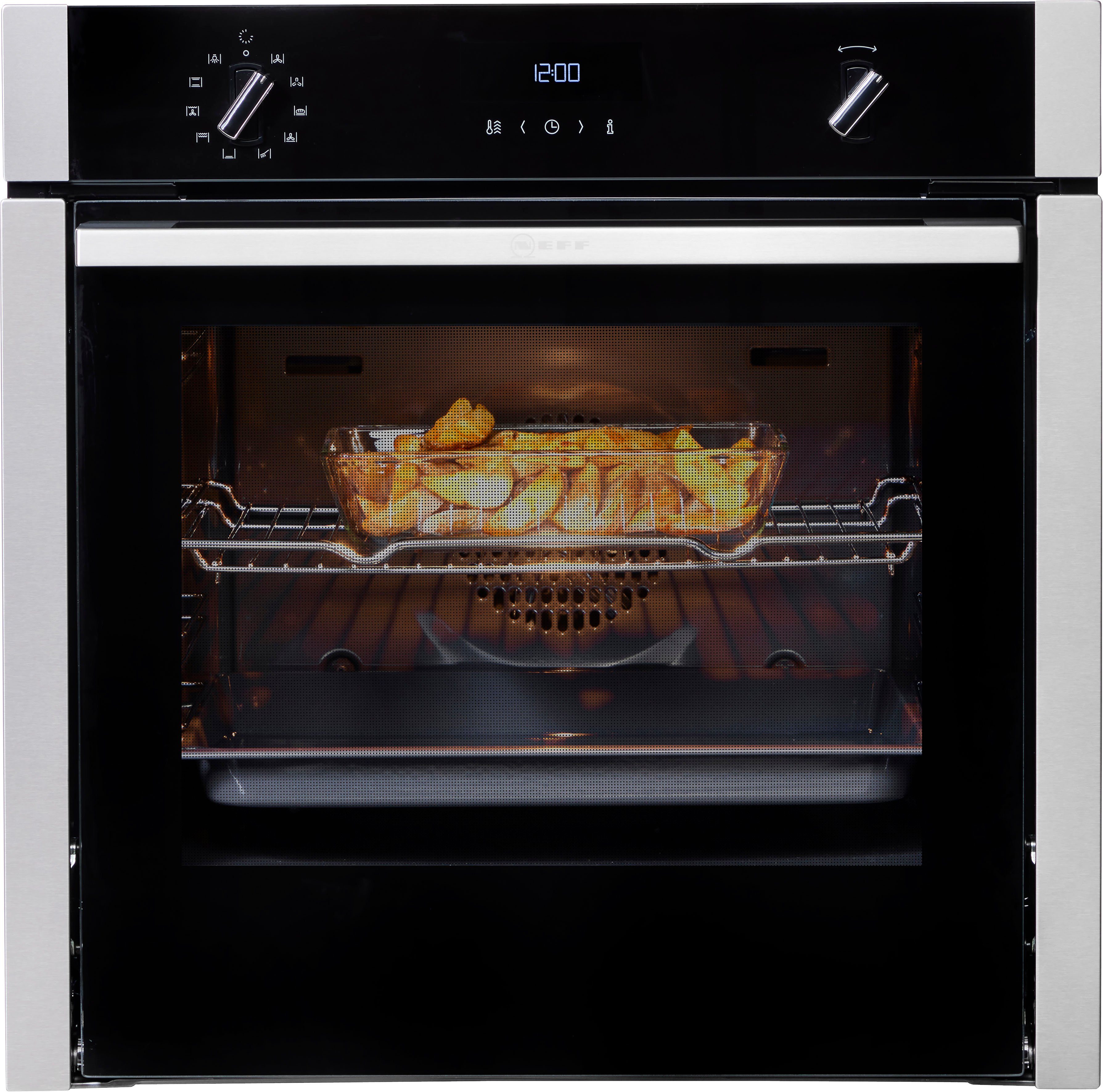 NEFF Einbaubackofen N 50 B6ACH7AN0, mit Hide®, Pyrolyse, EasyClean, CircoTherm®-Heißluft