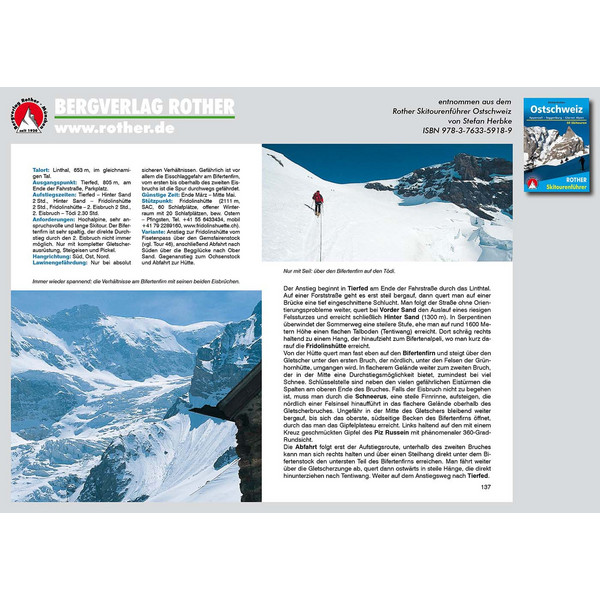 BVR SKITOURENFÜHRER OSTSCHWEIZ