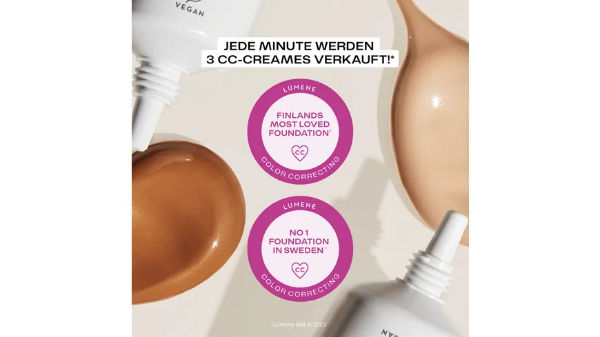 Lumene CC Color Correcting Cream LSF 20 30 ml Medium