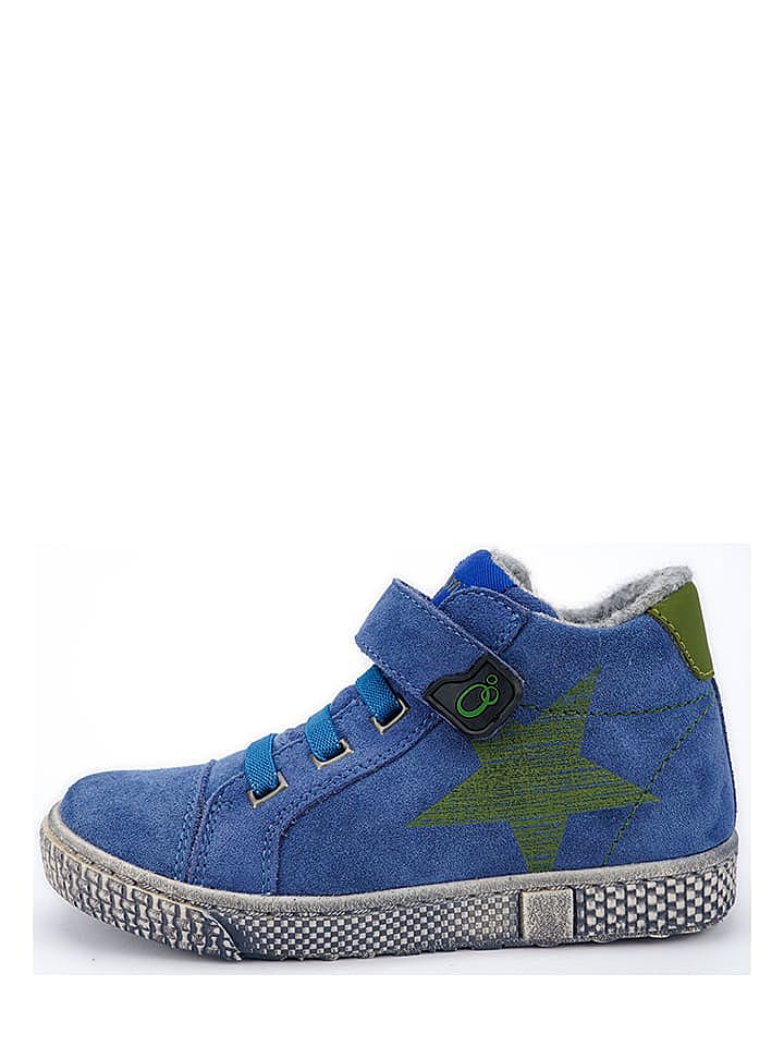 lamino Leder-Sneakers in Blau/ Grün günstig kaufen 28