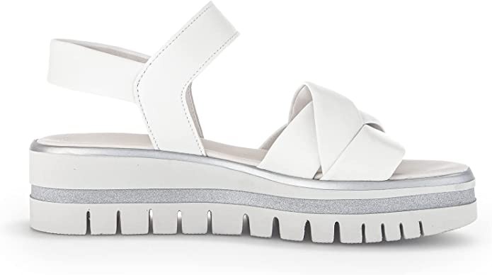 GABOR Klassische Sandalen weiss