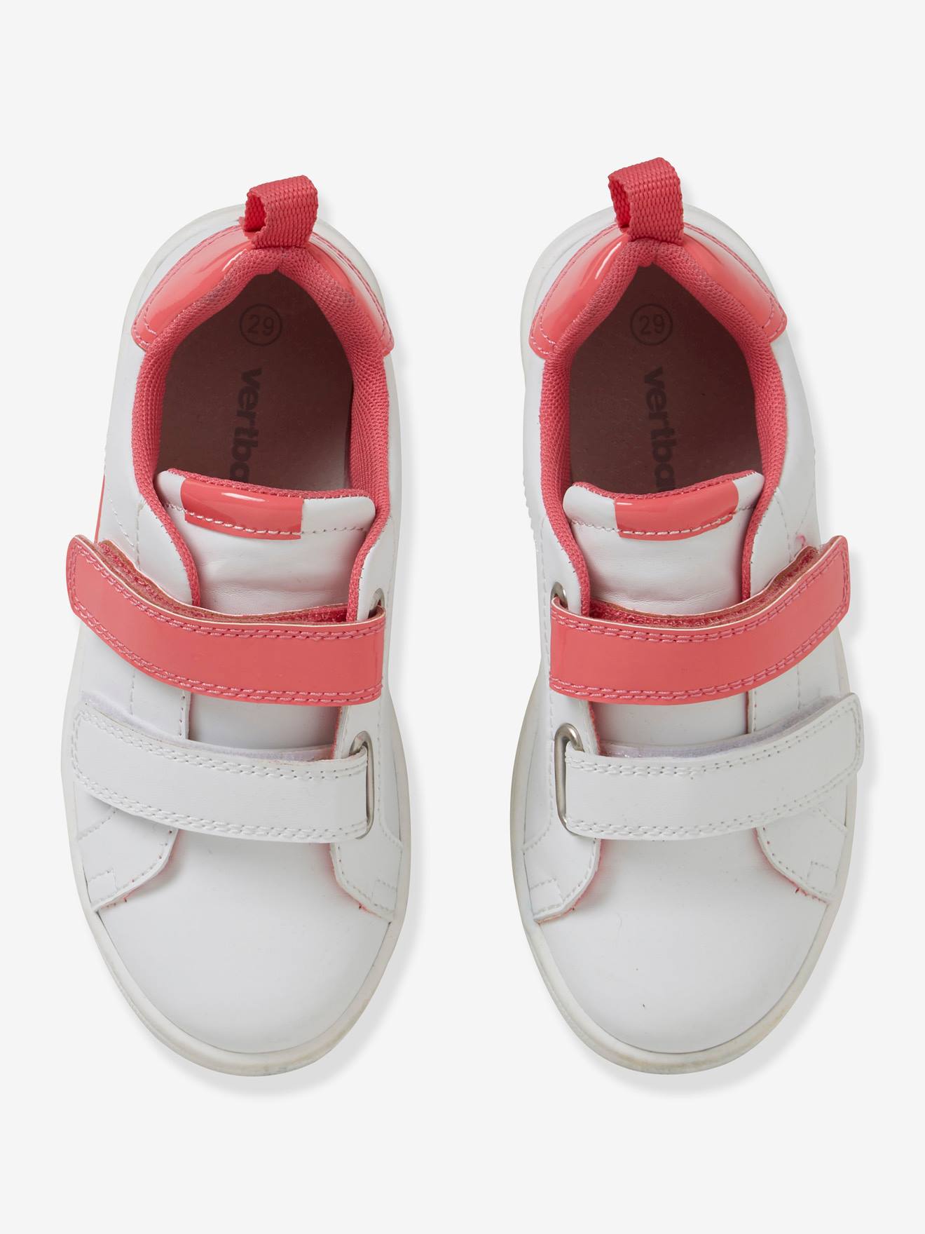 Tennis scratchées fille blanc
