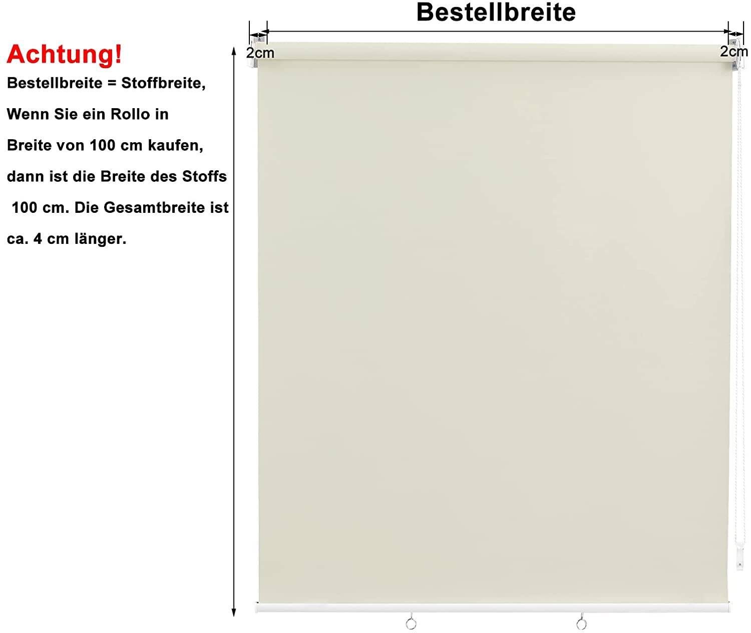 Woltu Senkrechtmarkise Außenrollo Senkrechtmarkise Balkonmarkise