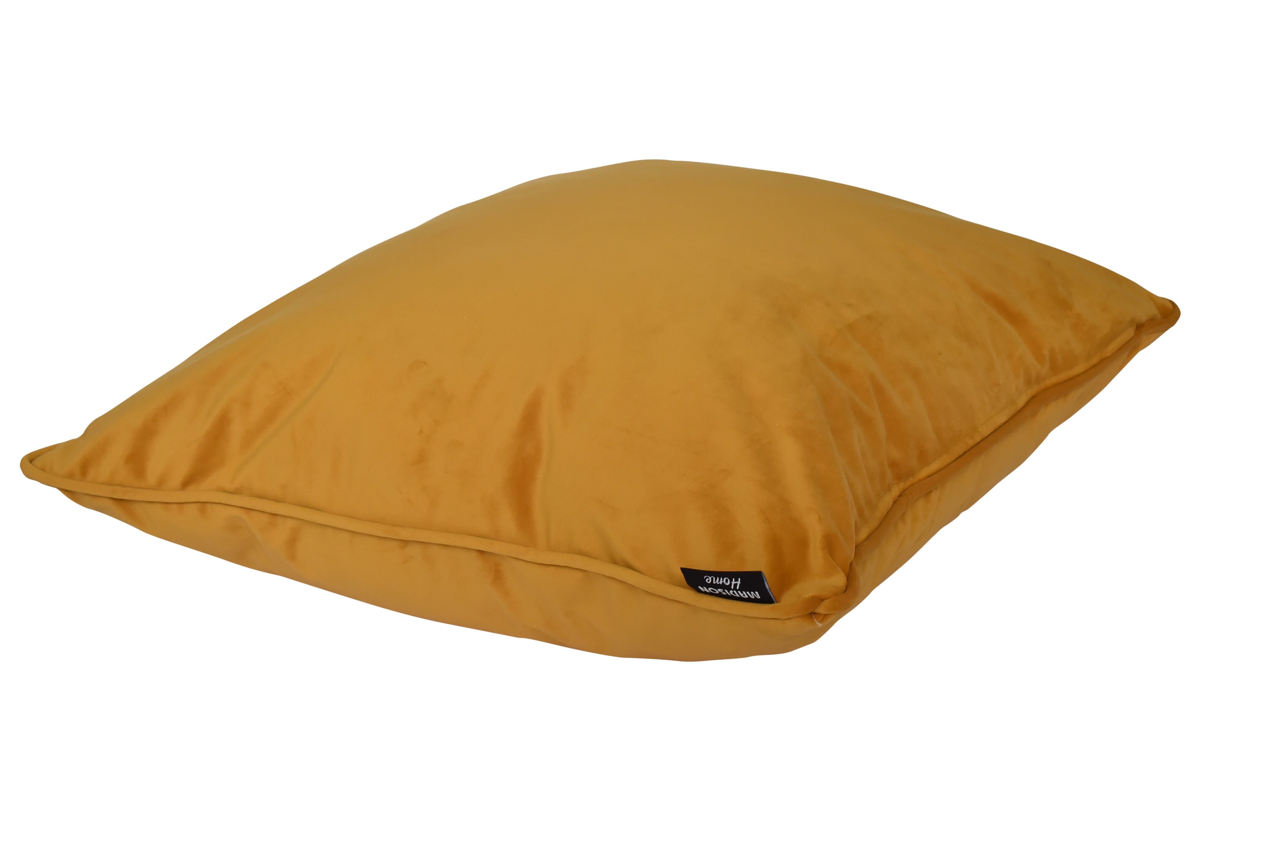 Gelbes Madison London Kissen, 60 x 60 cm