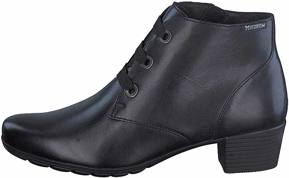 MEPHISTO Schnür-Stiefeletten schwarz 7800