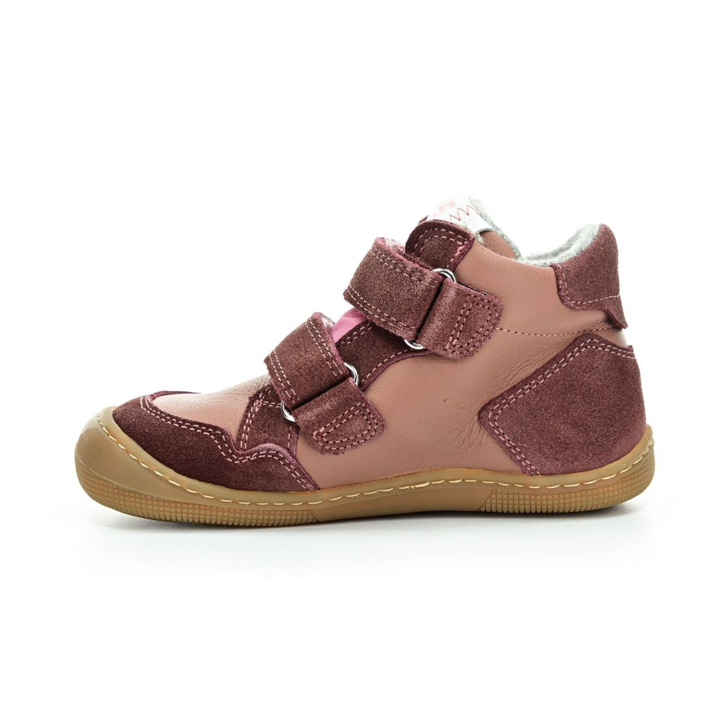 Koel4kids Kurt W Tex Merino Pink Winterbarfußschuhe