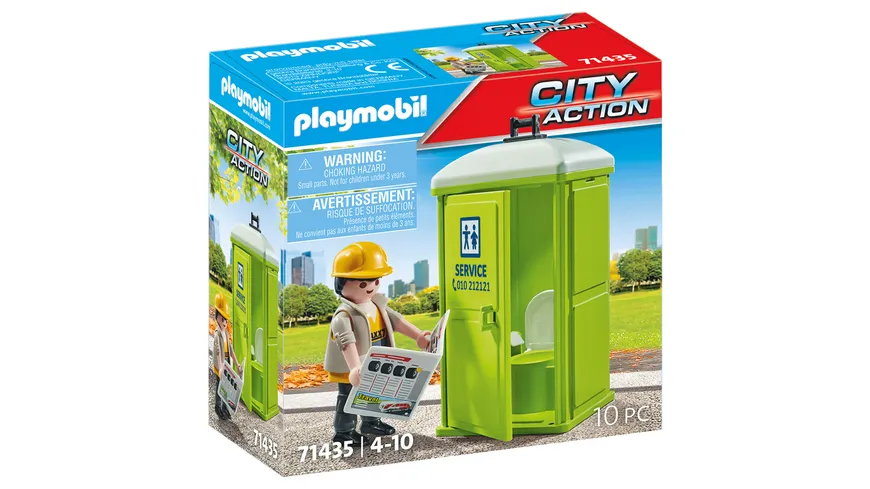 PLAYMOBIL 71435 - City Action - Mobile Toilette