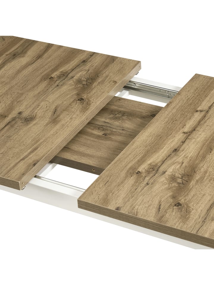 B&D Home Ausziehstisch BEA in Natureiche - (B)120-160 x (H)76 x (T)80 cm günstig kaufen onesize