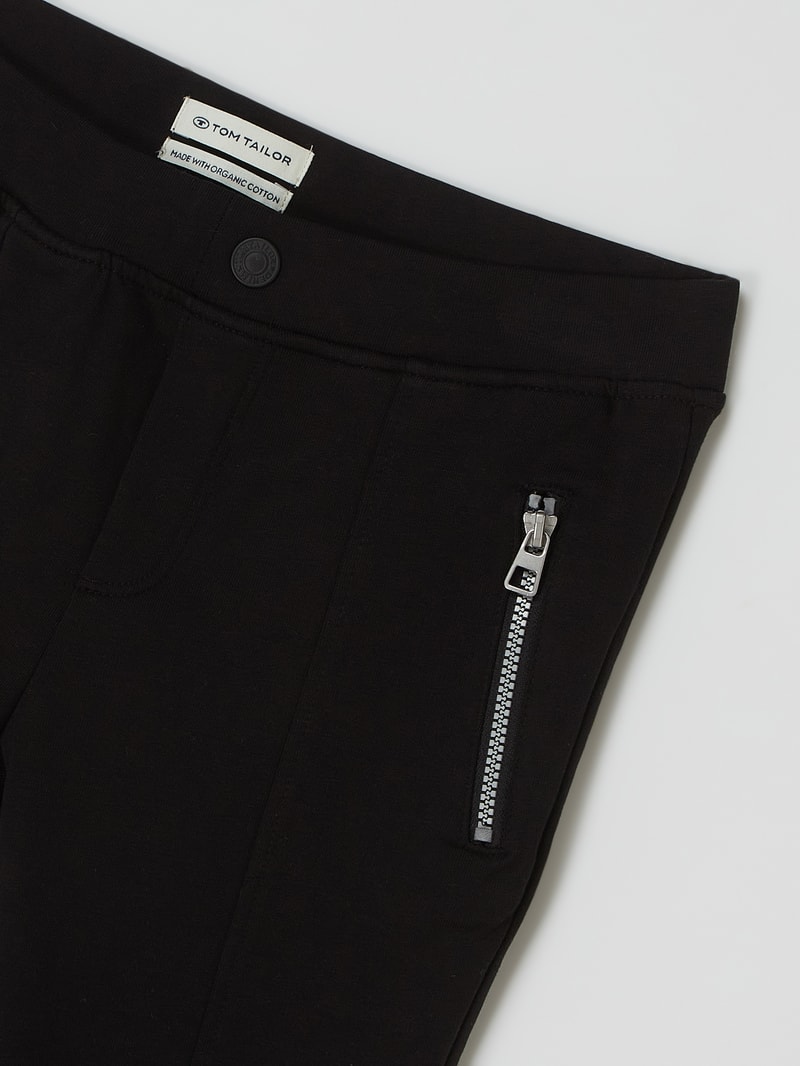 Leggings mit Stretch-Anteil in schwarz