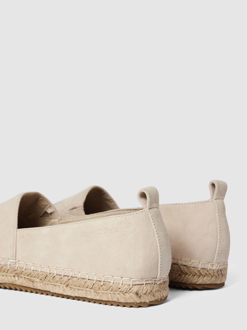 Espadrilles mit Sohle in geflochtenem Design in sand