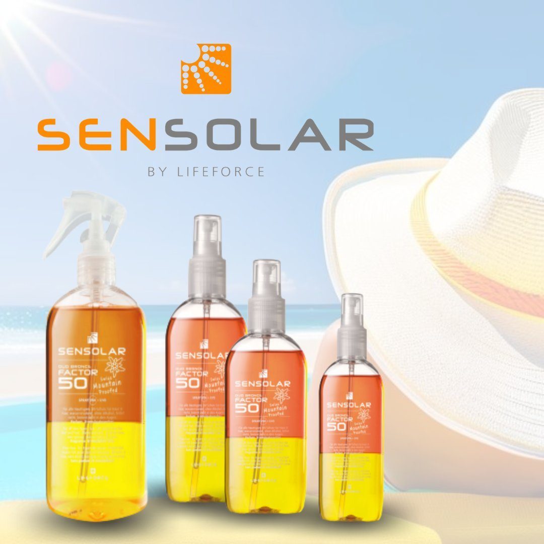 Lifeforce Sonnenschutzspray Sensolar Duo Bronce Sonnenschutz Spray LSF 50