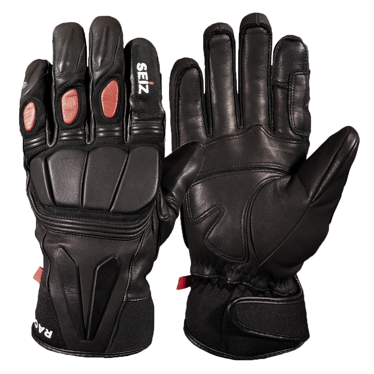 SEIZ RACER Handschuhe schwarz