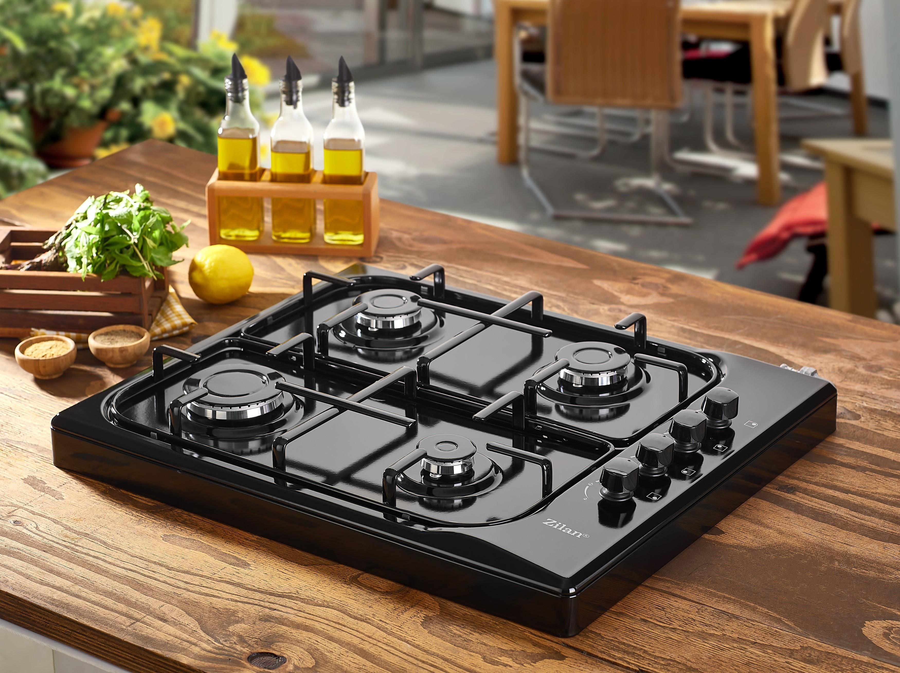 Zilan Gaskocher ZLN-1518, (Set), Nutzbar mit Butan / Propan - Gas oder LPG-Mischung (Flüssiggas)