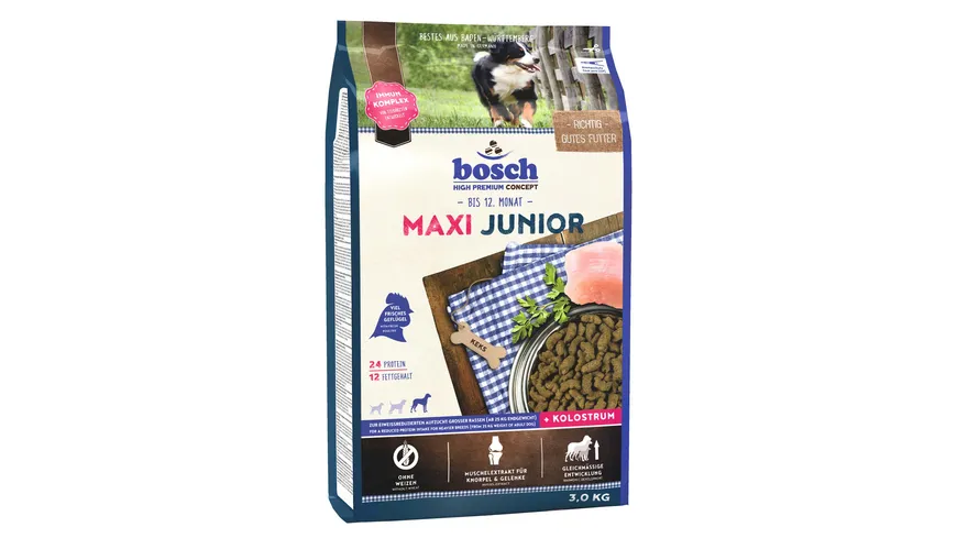 bosch Dog Hundetrockenfutter Maxi Junior 3 kg 3 kg